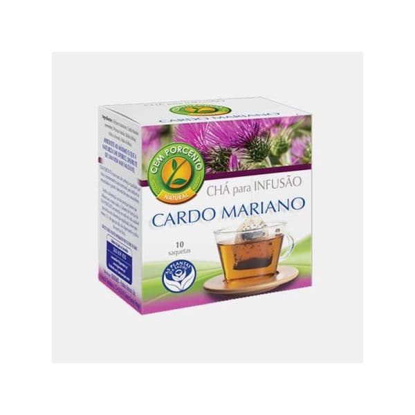 Cem Porcento Cardo Mariano Infusão 10 Saquetas