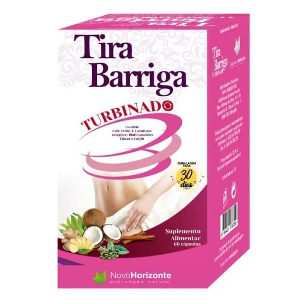 Novo Horizonte Tira Barriga Turbinado 60 Cápsulas