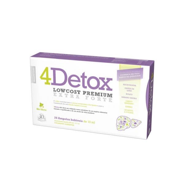 Bio-Hera 4 Detox Extra Forte 20 Ampolas de 10ml