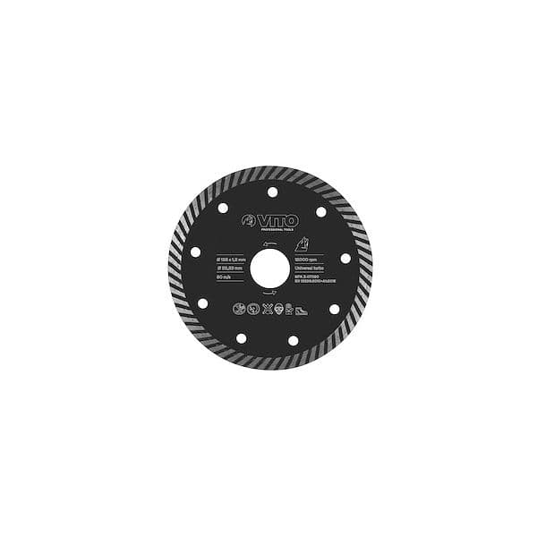 Disco de Diamante Vito Universal Turbo 125
