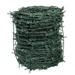 Arame farpado plastificado BWG 15/15 - rolo de 100mt Vito