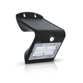 Aplique LED solar orb com sensor 3.2W preto Aslo