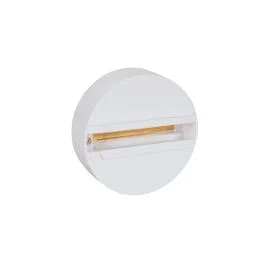 Base circular saliente com adaptador 3 circuitos branco Aslo