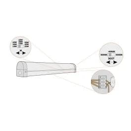 Armadura LED 30W-40W-50W 150cm 3-CCT Aslo