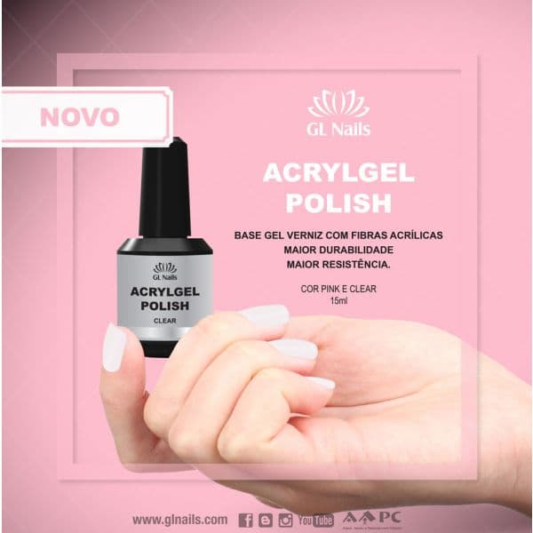 Base Acrylgel Polish Pink 15ml