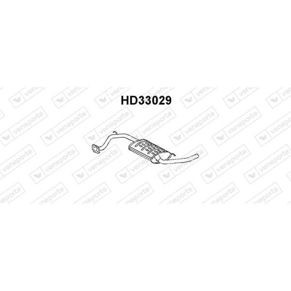 Veneporte Panela de Escape Traseira - HD33029