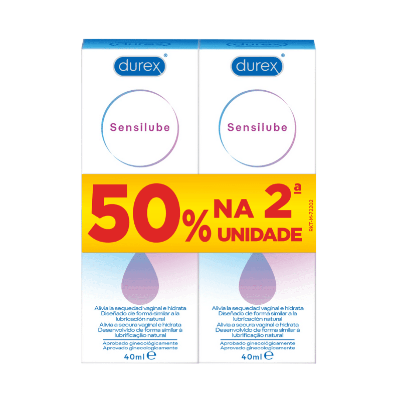 Durex Sensilube Hidratante e Lubrificante 2x40ml