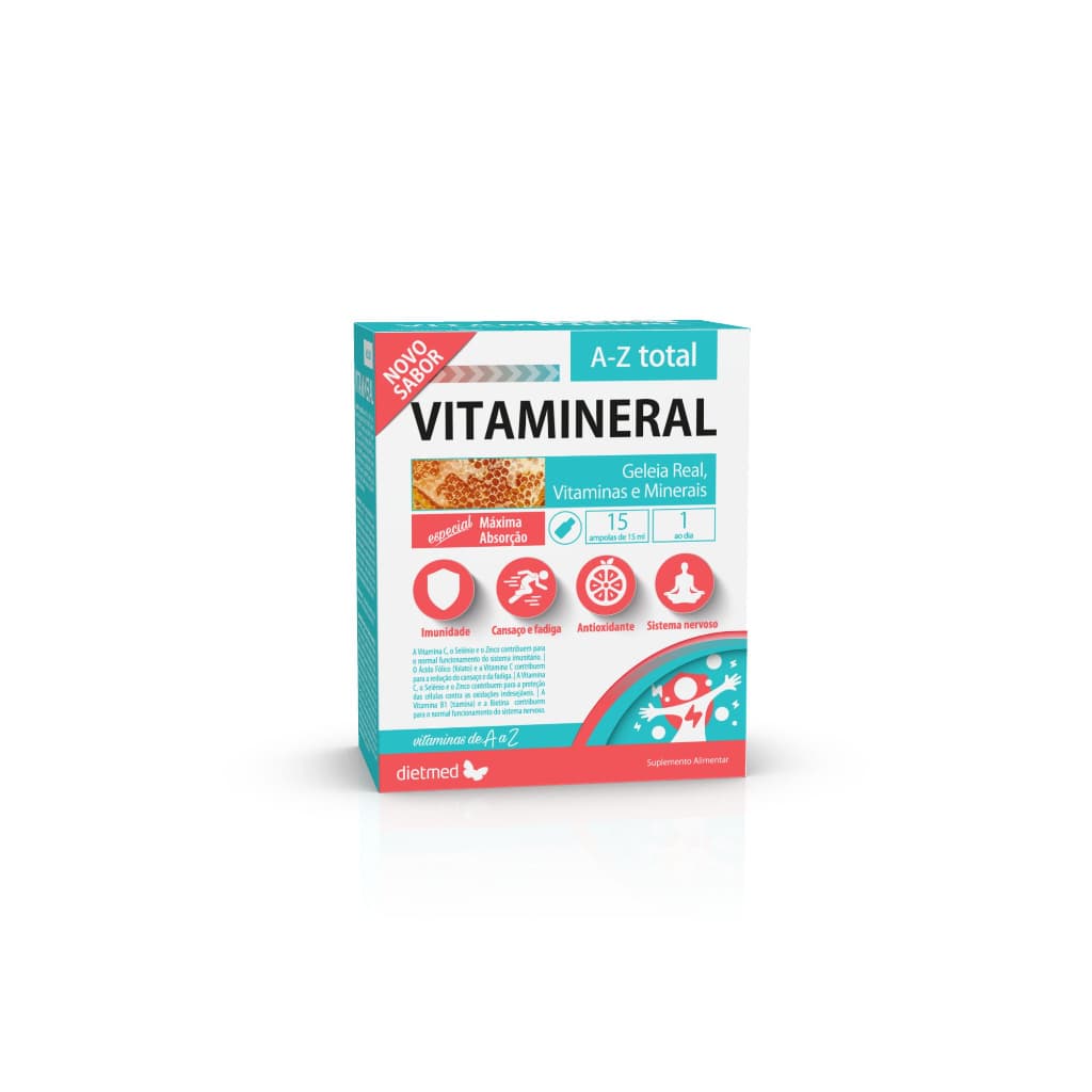 Dietmed Vitamineral A-Z Total 15 Ampolas