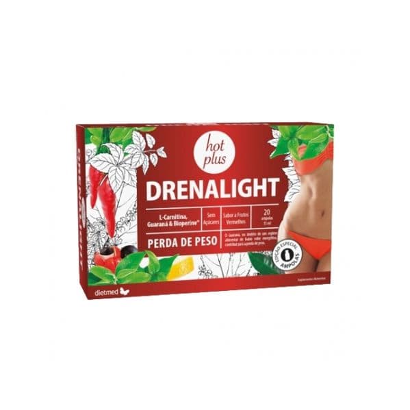 Dietmed Drenalight Hot Plus 20 Ampolas