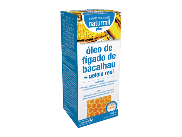 OLEO FIGADO BACALHAU PLUS C/ GELEIA REAL XAROPE