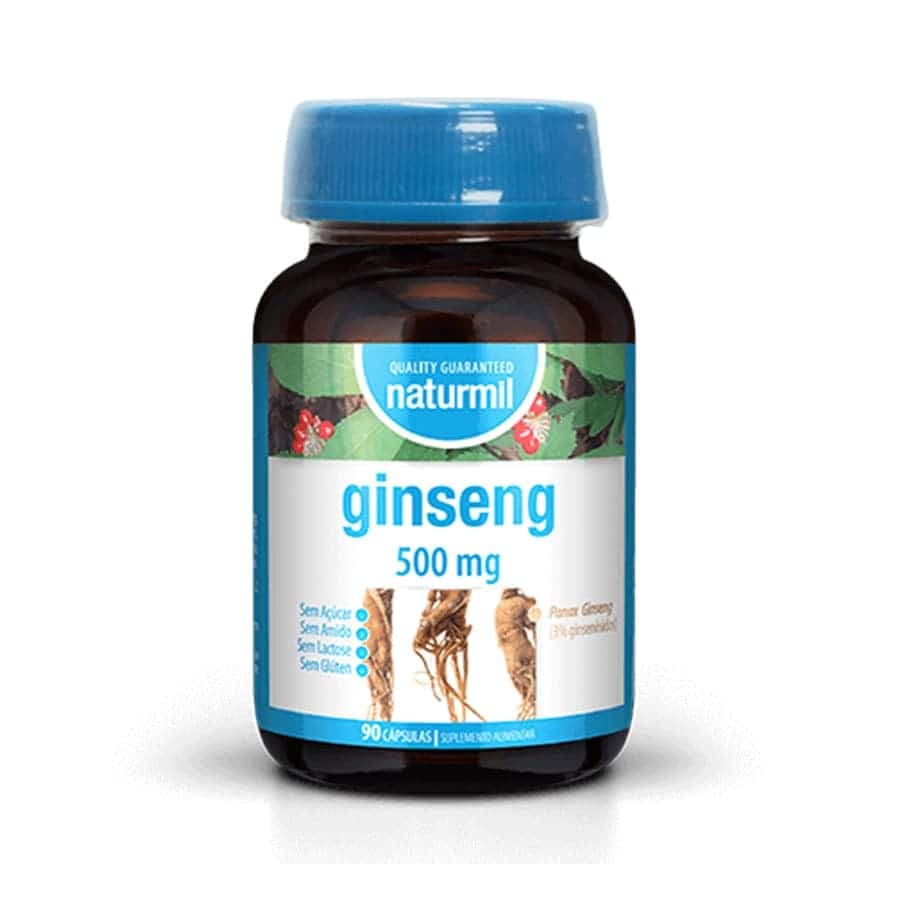 Ginseng 500mg | 90 Cápsulas – Naturmil