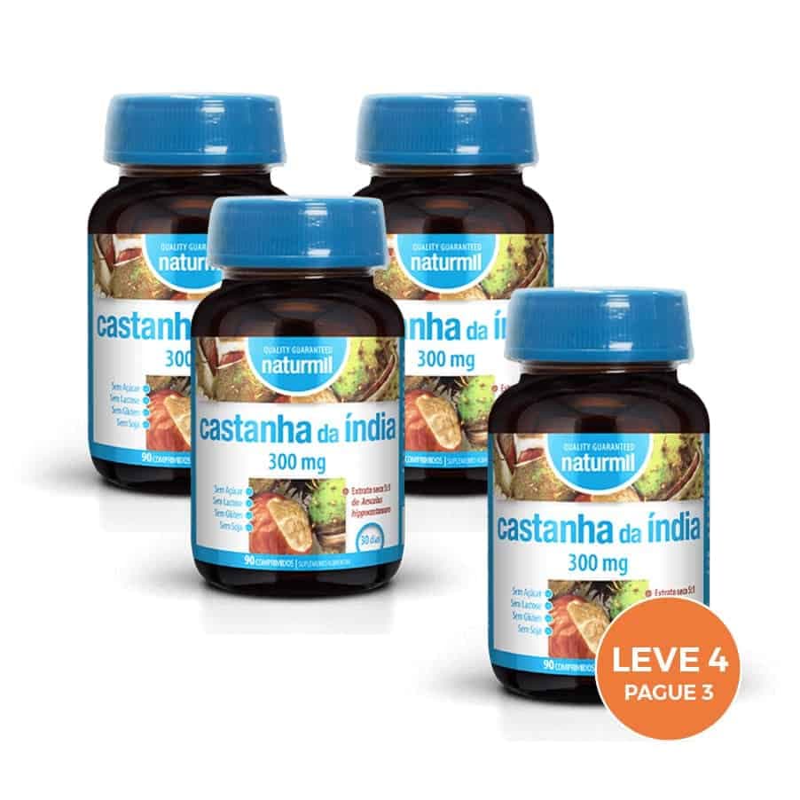 Naturmil Castanha da Índia 300mg 90 Comprimidos
