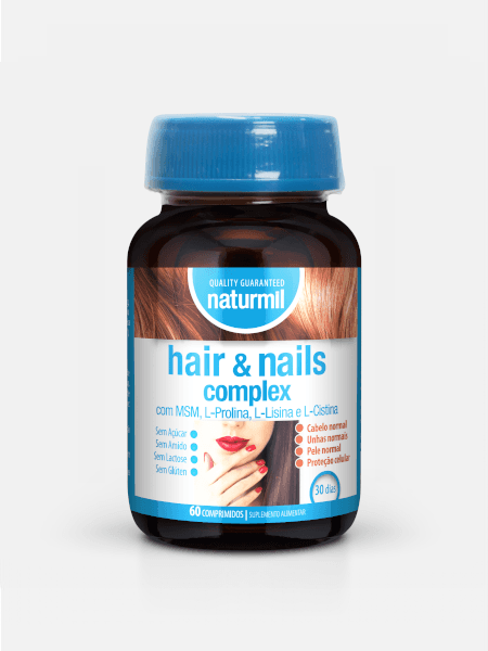 Naturmil Complex Hair & Nails com MSM 60 Comprimidos
