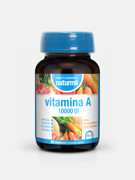 Naturmil Vitamina A 10000IU 60 Comprimidos