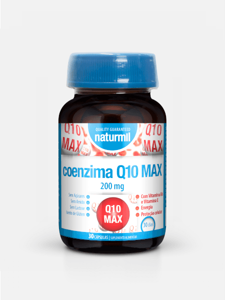 Naturmil Co-Enzima Q10 Max 200mg 30 Cápsulas