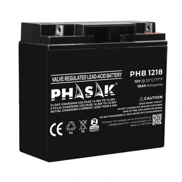 Phasak Bateria UPS PHB 1218 12V 18Ah