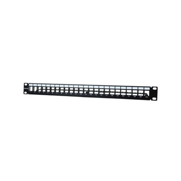 Phasak Painel Frontal 19 para 24 Conectores com Organizador de Cabos UTP - PA 3424