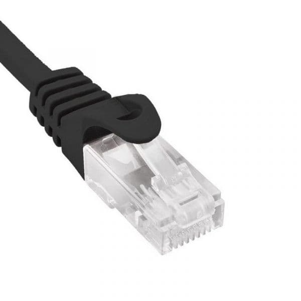 Cabo de Rede Phasak PHK 1701 RJ45 UTP Cat.6 1m Preto