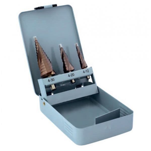 Macfer Jg. Brocas Escalonadas Hss-cobalto JBECO-01 3pçs - 059.0075
