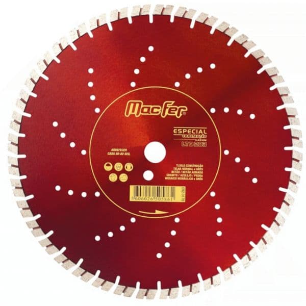 Disco Diamante Macfer Especial Construção 300MM