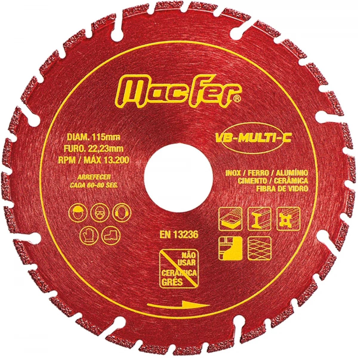 Disco Diamantado VB-Multi-C 100mm refª 092.0139 Macfer - 092.0139 - Ferramentaspro.pt