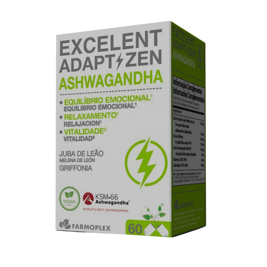 Farmoplex Excelent Adapt Zen 60 Cápsulas Vegan