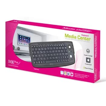 Teclado MKPlus Slim Media Center Game Preto - TG6901MCE