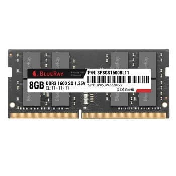Memória Blueray 8GB SO-DDR3 1600MHz CL11 - Império Multimédia