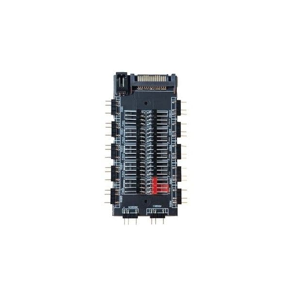 NTech FX120-10HUB Hub Controlador 10 Fans PWM ARGB Sata