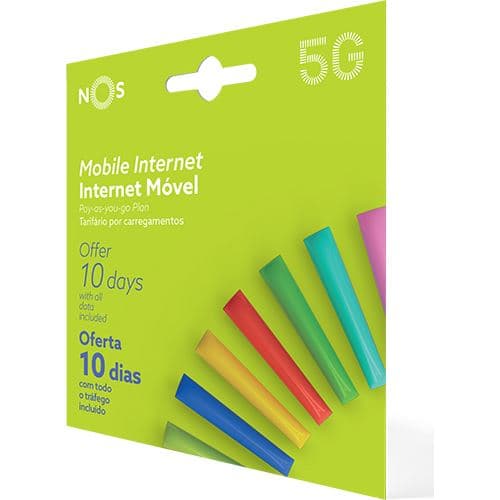 Cartão Internet Móvel NOS Kanguru Livre XL 2023 + 10 Dias