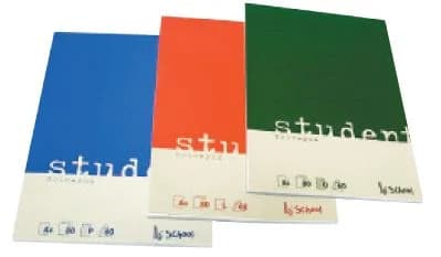 Bloco Quadriculado 4 Furos A4 - 4 SCHOOL
