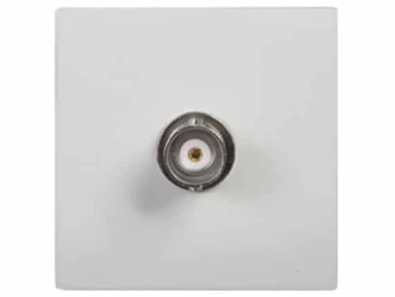 Audac Platine de Ligação BNC CP45BNC com Espelho White
