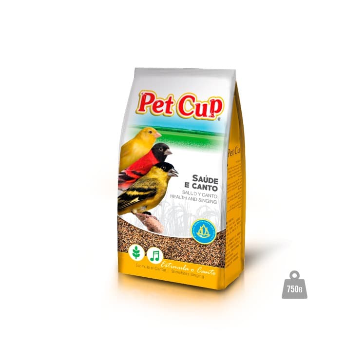 Pet Cup Mistura Saúde e Canto 750Gr.
