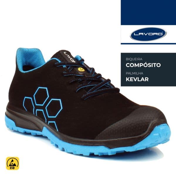 Lavoro Sapatilha Segurança Lynx Azul Nº42