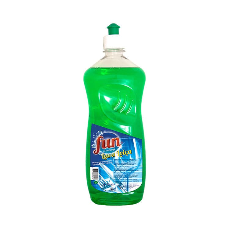 Fun Loiça Concentrado Verde – Detergente Concentrado para Lavagem Manual de Loiça 1L
