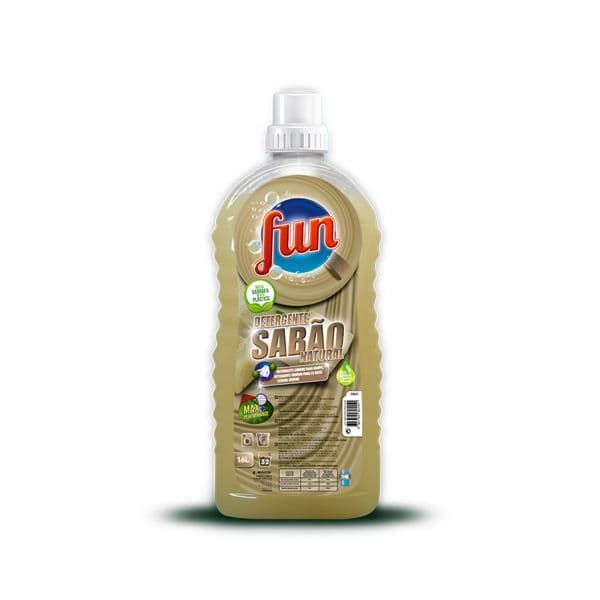 Fun Detergente Líquido Roupa Sabão Natura 32 Doses