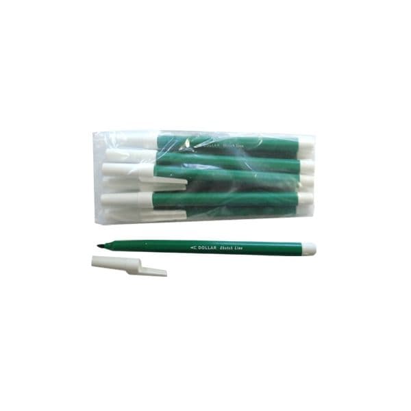 Dollar Marcador de Feltro Sketch Line M 0.5mm Verde Escuro - 1301093