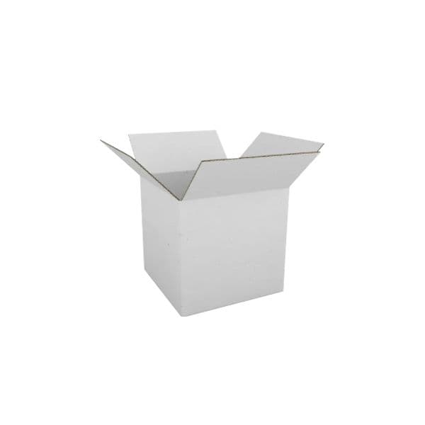 Caixa Cartão Duplo 350x250x200mm Branco, Pack 10 unidades