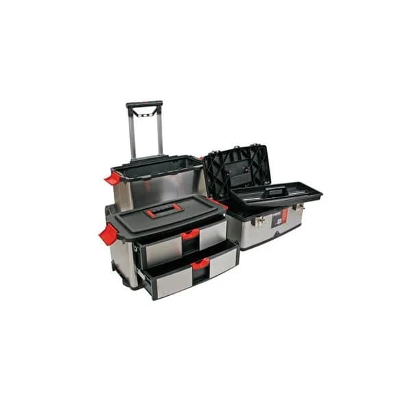 Perel Caixa Ferramentas Trolley 4 Compartimentos (570x354x830mm)