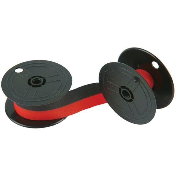 Fita Compatível 13x6 Nylon 2 Bobines Seiko GR24/41/42/51 Preto/Vermelho (CPT1024NBR)