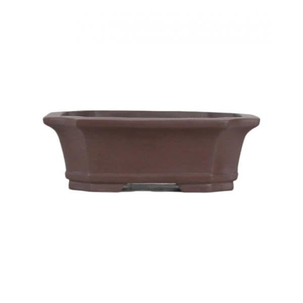 Luso Bonsai Vaso de Bonsai Rectangular 17,5*13*6 cm Sem Esmalte - Yixing - 06119