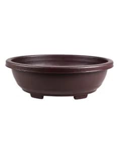Pot of Pre Bonsai Oval 24.5*19.5*8 cm Brown - Taiwan