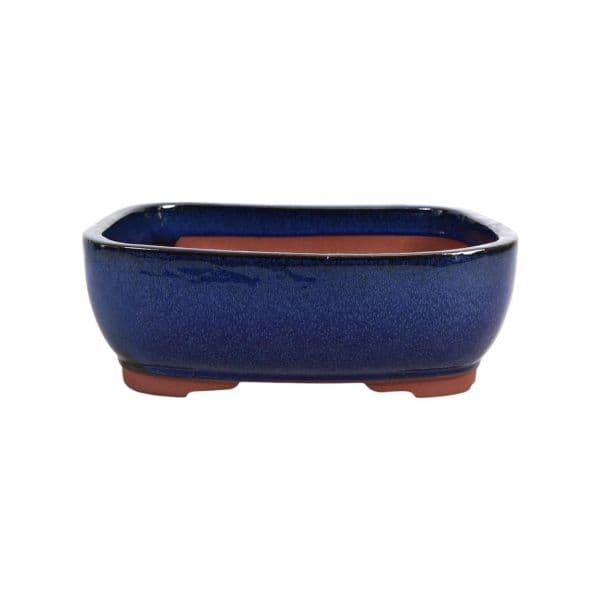 Luso Bonsai Vaso de Bonsai Rectangular 18*13,5*6,5 cm Azul- Yixing - 83162