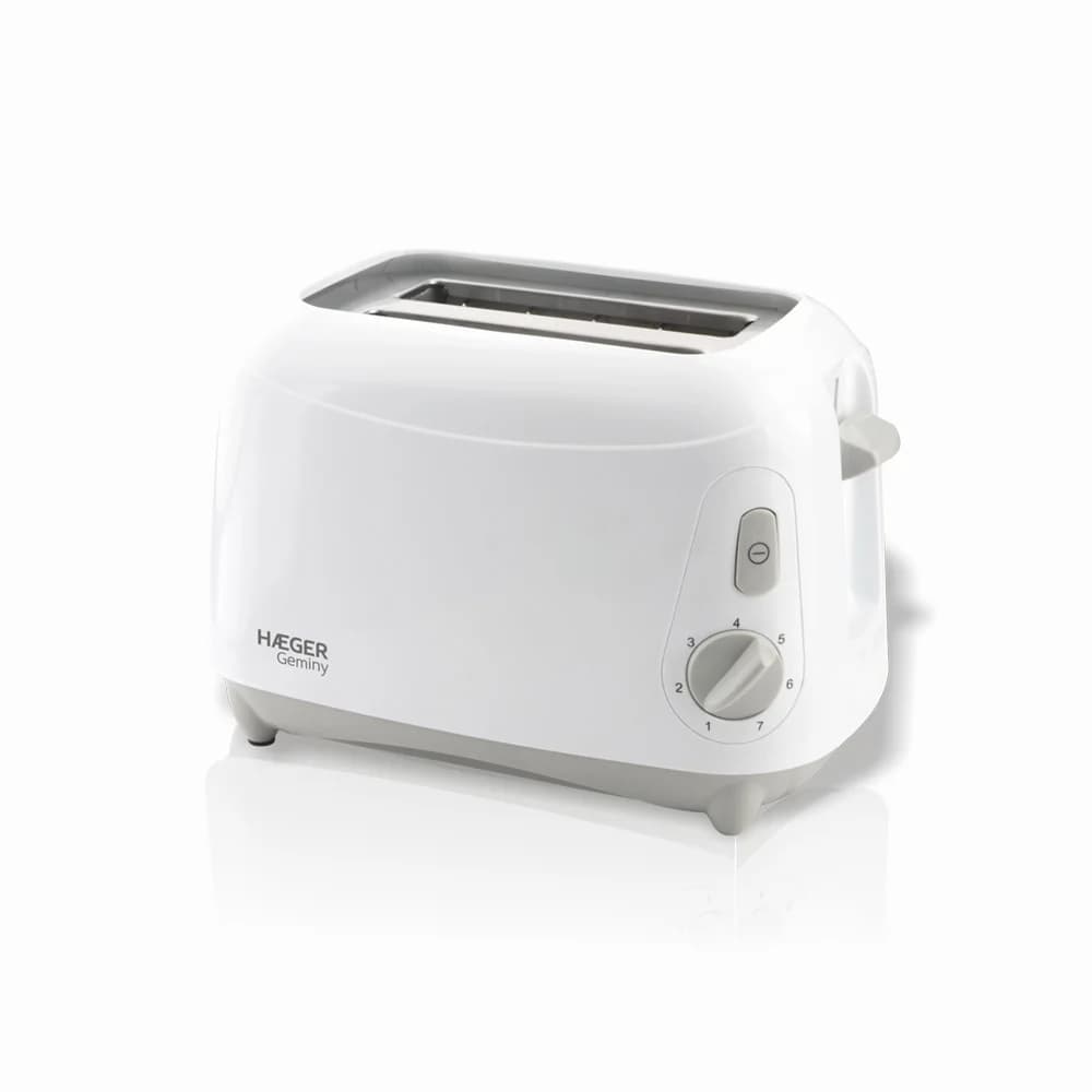 Torradeira HAEGER GEMINY | 900W, 2 Aberturas Extra Largas, 7 Níveis