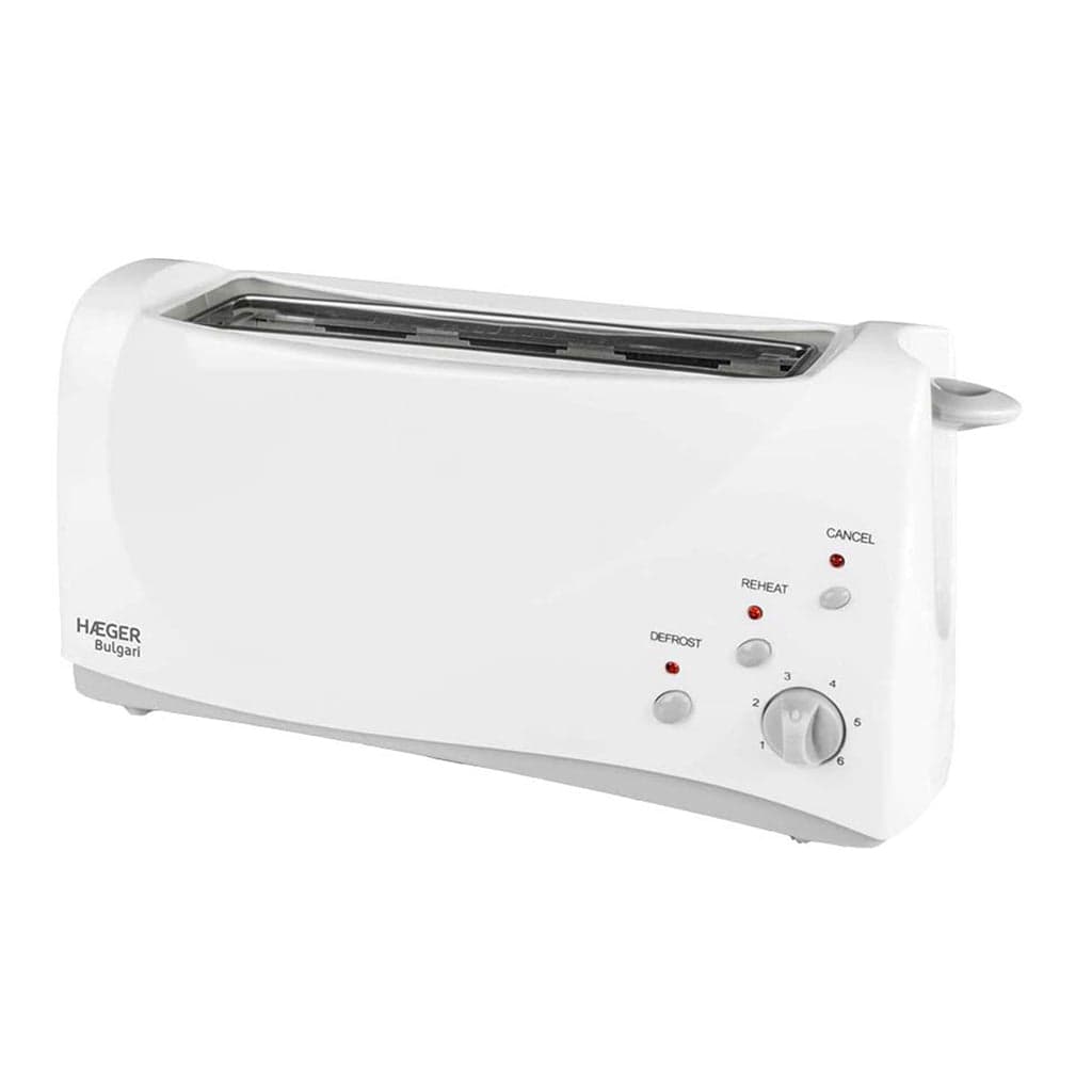 Torradeira HAEGER BULGARI | 1000W, 6 posições, Descongelar