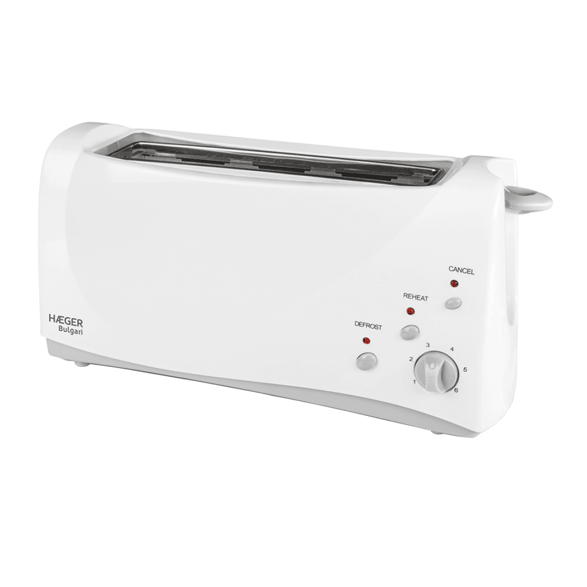Torradeira HAEGER BULGARI | 1000W, 6 posições, Descongelar