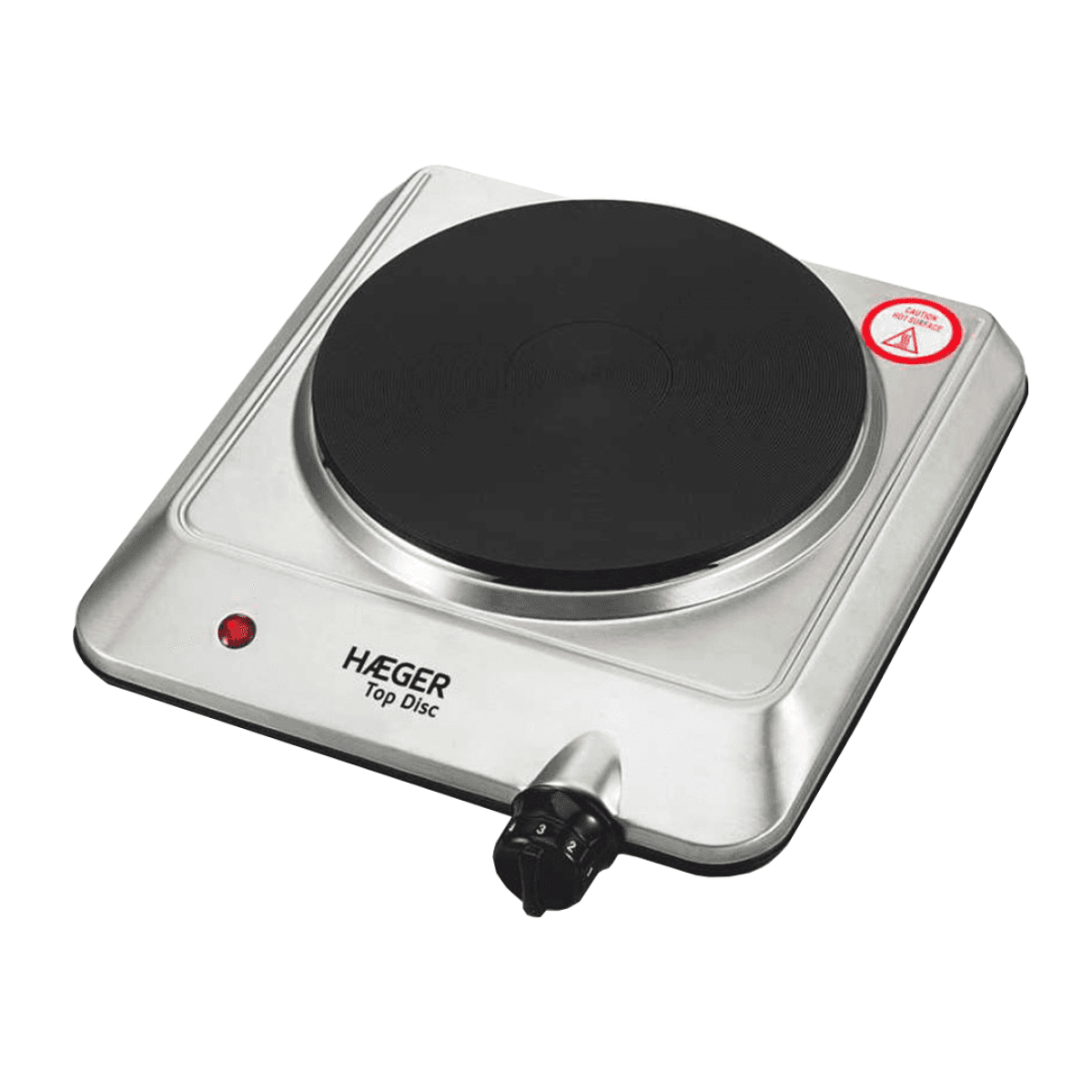 Placa elétrica HAEGER TOP DISC - Inox 1500W