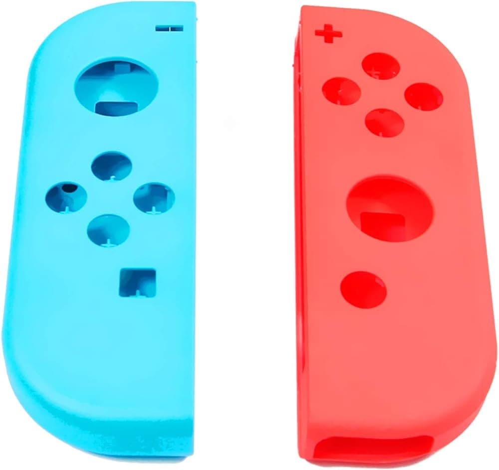 Par de Carcaça para Joy-Con Azul e Vermelho