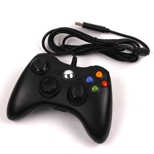 Comando Xbox 360 com Fio ««Não Oficial»» Preto