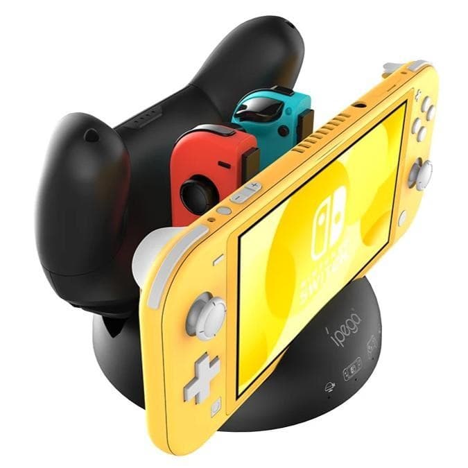 Base de Carga 4 em 1 de 15v para Nintendo Switch e Switch Lite